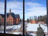 Bild: Maximilian Petrat Montana State University im Winter
